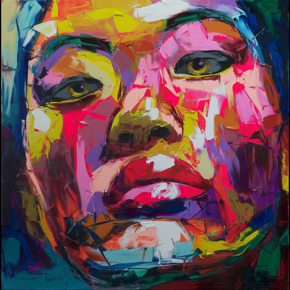 Francoise Nielly Portrait Palette Painting Expression Face134